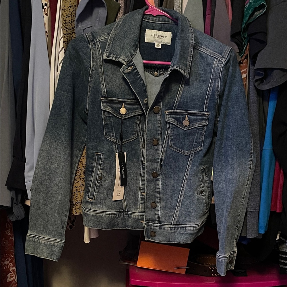 Liverpool Women's Blue Denim Jacket